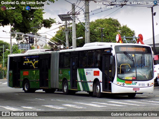 Metra - Sistema Metropolitano de Transporte 8155 na cidade de São Paulo, São Paulo, Brasil, por Gabriel Giacomin de Lima. Número da foto: #6969594.