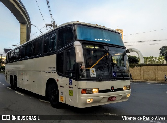 Ônibus Particulares 7134 na cidade de Aparecida, São Paulo, Brasil, por Vicente de Paulo Alves. Número da foto: #6968498.
