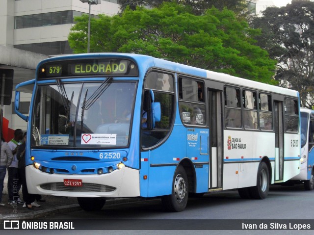 TUPI - Transportes Urbanos Piratininga 6 2520 na cidade de São Paulo, São Paulo, Brasil, por Ivan da Silva Lopes. Número da foto: #6970006.