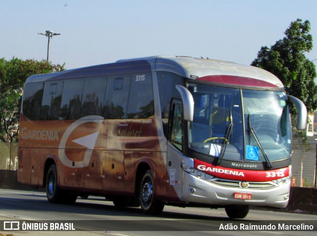 Expresso Gardenia 3315 na cidade de Belo Horizonte, Minas Gerais, Brasil, por Adão Raimundo Marcelino. Número da foto: #6969843.
