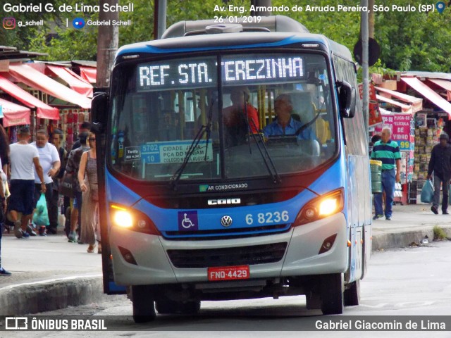 Cooper Líder > A2 Transportes 6 8236 na cidade de São Paulo, São Paulo, Brasil, por Gabriel Giacomin de Lima. ID da foto: 6972229.