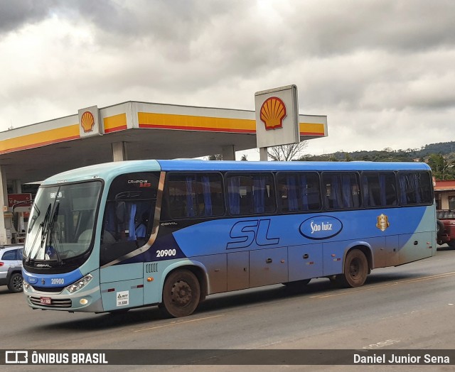Viação São Luiz 20900 na cidade de Ouro Preto, Minas Gerais, Brasil, por Daniel Junior Sena. Número da foto: #6972178.