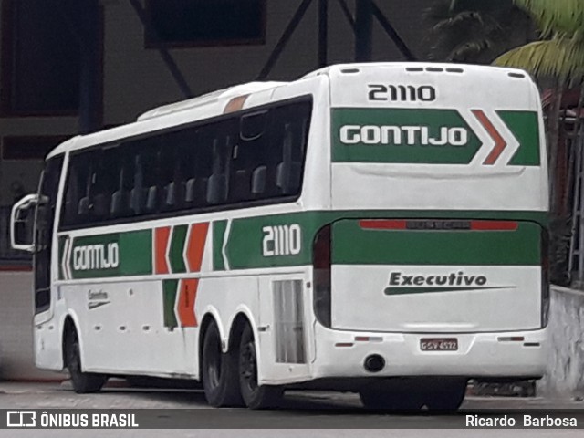 Empresa Gontijo de Transportes 21110 na cidade de Paraíba do Sul, Rio de Janeiro, Brasil, por Ricardo  Barbosa. Número da foto: #6972871.