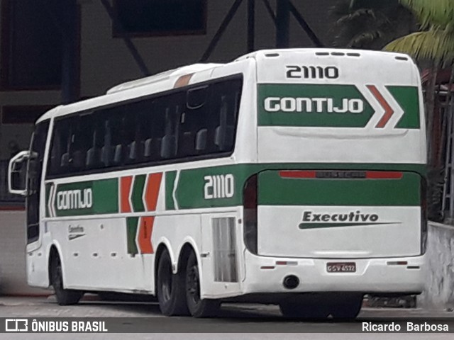 Empresa Gontijo de Transportes 21110 na cidade de Paraíba do Sul, Rio de Janeiro, Brasil, por Ricardo  Barbosa. ID da foto: 6972871.