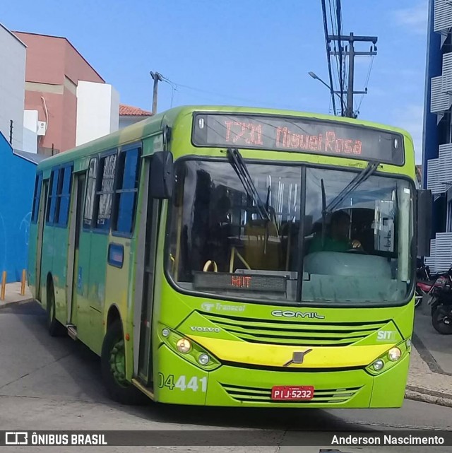 Transcol Transportes Coletivos 04441 na cidade de Teresina, Piauí, Brasil, por Anderson Nascimento . ID da foto: 6972685.