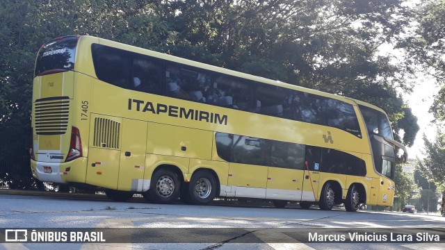 Viação Itapemirim 17405 na cidade de São Paulo, São Paulo, Brasil, por Marcus Vinicius Lara Silva. Número da foto: #6971492.