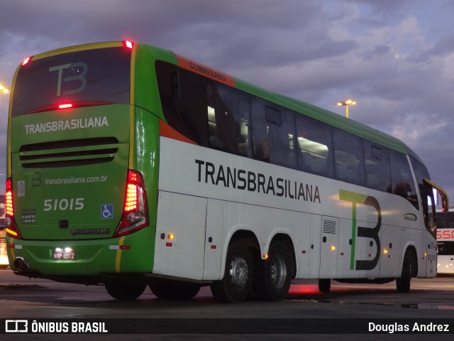 Transbrasiliana Transportes e Turismo 51015 na cidade de Goiânia, Goiás, Brasil, por Douglas Andrez. ID da foto: 6972337.