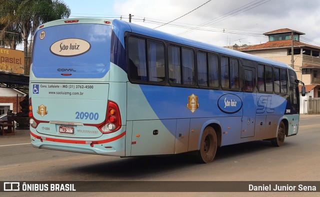 Viação São Luiz 20900 na cidade de Ouro Preto, Minas Gerais, Brasil, por Daniel Junior Sena. Número da foto: #6972172.