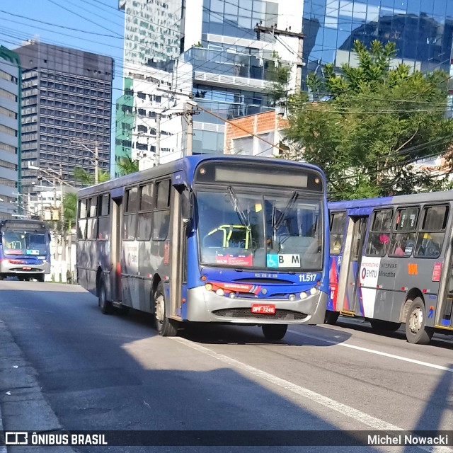 Viação Pirajuçara 11.517 na cidade de São Paulo, São Paulo, Brasil, por Michel Nowacki. Número da foto: #6970989.