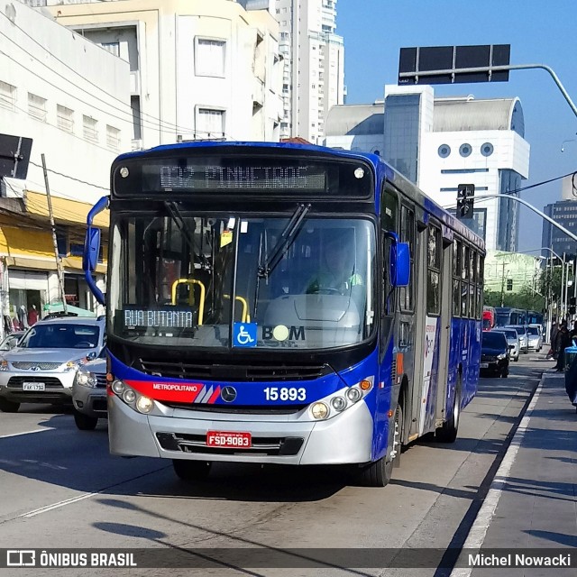 Viação Miracatiba 15.893 na cidade de São Paulo, São Paulo, Brasil, por Michel Nowacki. ID da foto: 6971018.