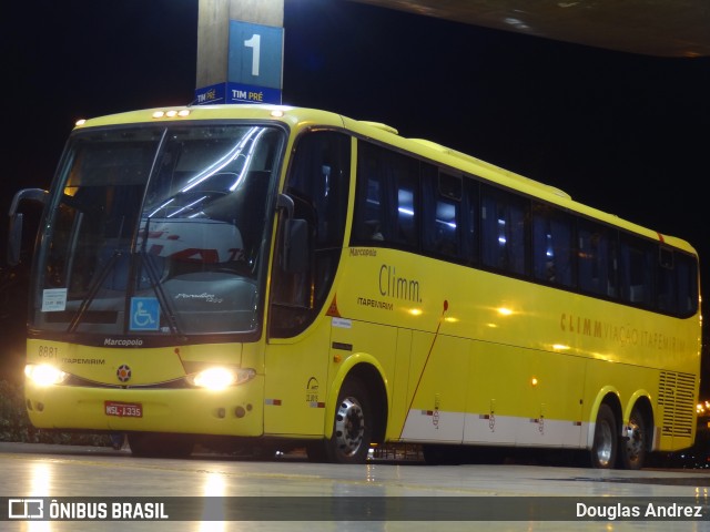 Viação Itapemirim 8881 na cidade de Uberlândia, Minas Gerais, Brasil, por Douglas Andrez. ID da foto: 6972321.