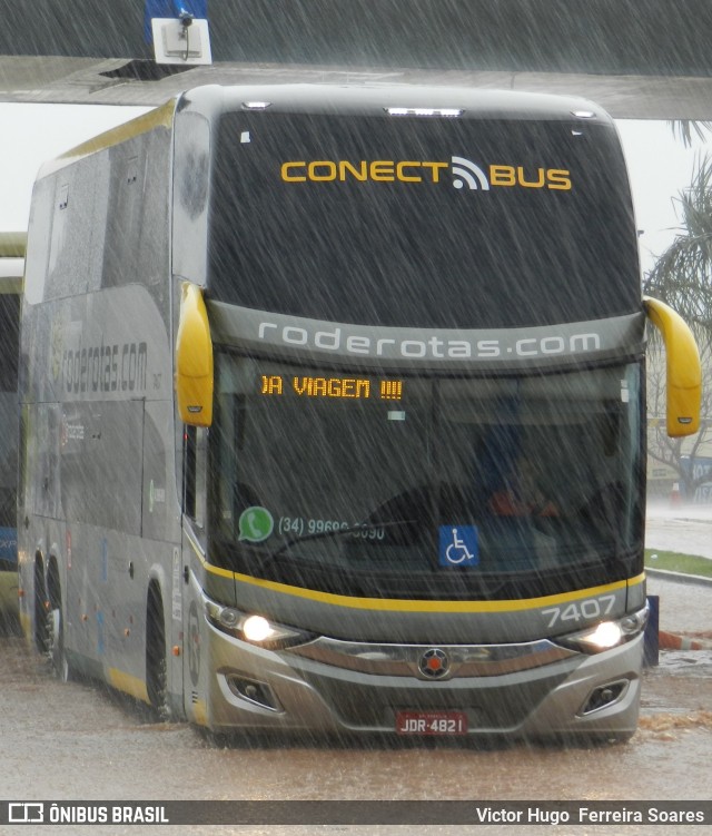 RodeRotas - Rotas de Viação do Triângulo 7407 na cidade de Goiânia, Goiás, Brasil, por Victor Hugo  Ferreira Soares. ID da foto: 6974344.