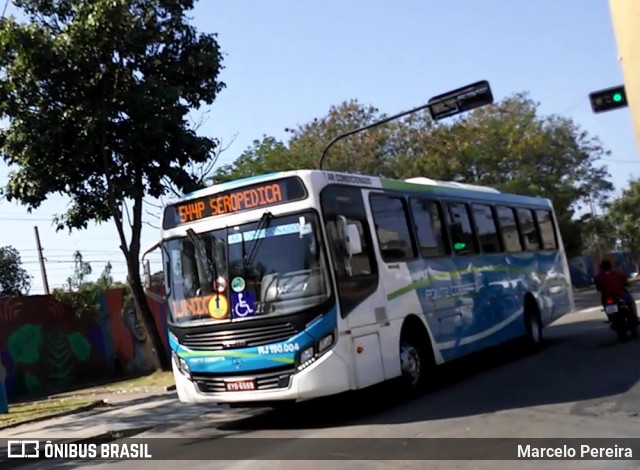 Viação Ponte Coberta RJ 190.004 na cidade de Mesquita, Rio de Janeiro, Brasil, por Marcelo Pereira. ID da foto: 6974091.