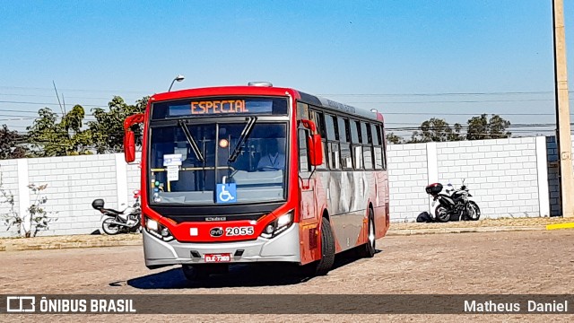 Itajaí Transportes Coletivos 2055 na cidade de Campinas, São Paulo, Brasil, por Matheus  Daniel. ID da foto: 6973325.