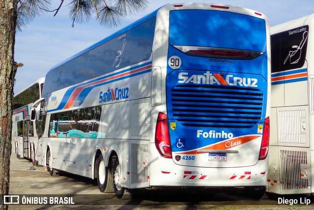 VUSC - Viação União Santa Cruz 4260 na cidade de Joinville, Santa Catarina, Brasil, por Diego Lip. Número da foto: #6974792.