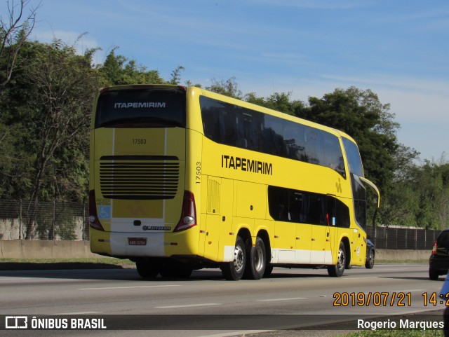 Viação Itapemirim 6025 na cidade de São José dos Campos, São Paulo, Brasil, por Rogerio Marques. ID da foto: 6973431.