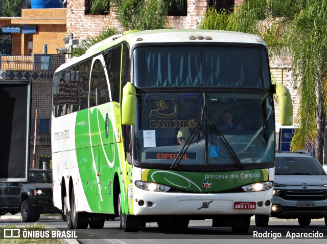 Expresso Princesa dos Campos 5931 na cidade de Aparecida, São Paulo, Brasil, por Rodrigo  Aparecido. ID da foto: 6975396.