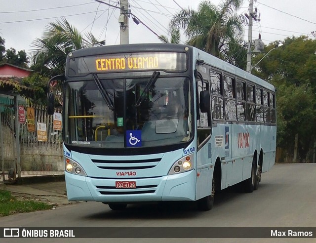 Empresa de Transporte Coletivo Viamão 8198 na cidade de Viamão, Rio Grande do Sul, Brasil, por Max Ramos. ID da foto: 6973207.