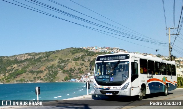 Auto Viação Salineira RJ 111.069 na cidade de Arraial do Cabo, Rio de Janeiro, Brasil, por Pedro Gaudard. Número da foto: #6972893.
