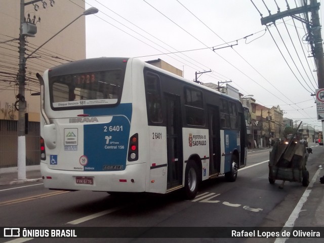 Transcooper > Norte Buss 2 6401 na cidade de São Paulo, São Paulo, Brasil, por Rafael Lopes de Oliveira. Número da foto: #6974203.