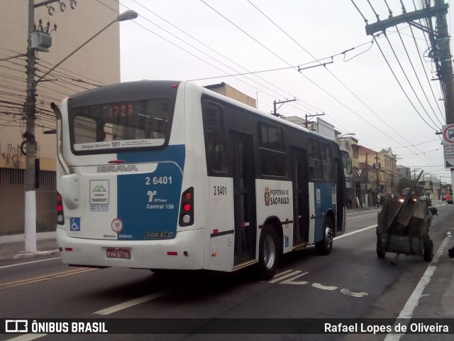 Transcooper > Norte Buss 2 6401 na cidade de São Paulo, São Paulo, Brasil, por Rafael Lopes de Oliveira. ID da foto: 6974203.