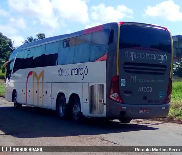Rápido Marajó 51003 na cidade de São Luís, Maranhão, Brasil, por Rômulo Martins Serra. Número da foto: #6975319.