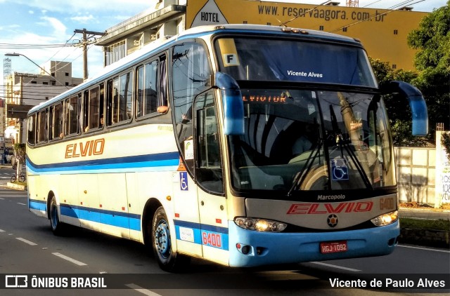 Empresa de Ônibus Vila Elvio 6400 na cidade de Aparecida, São Paulo, Brasil, por Vicente de Paulo Alves. ID da foto: 6975244.