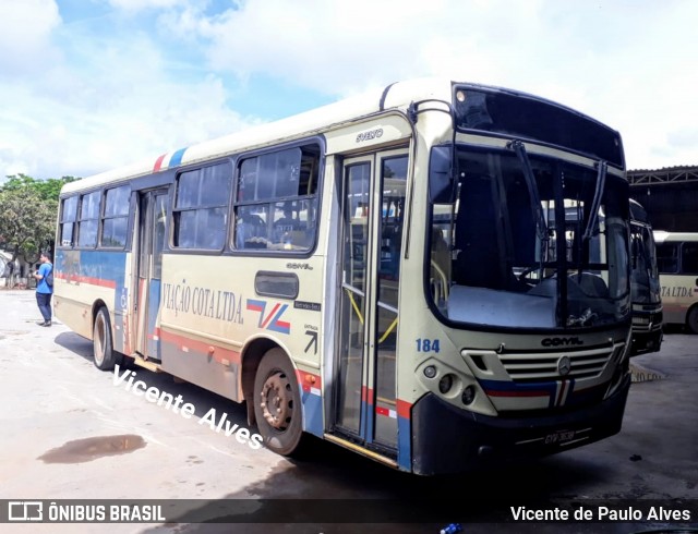 Viação Cota - Cota Transportes 184 na cidade de Matozinhos, Minas Gerais, Brasil, por Vicente de Paulo Alves. ID da foto: 6973559.