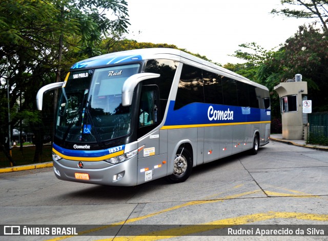 Viação Cometa 18537 na cidade de São Paulo, São Paulo, Brasil, por Rudnei Aparecido da Silva. ID da foto: 6975637.