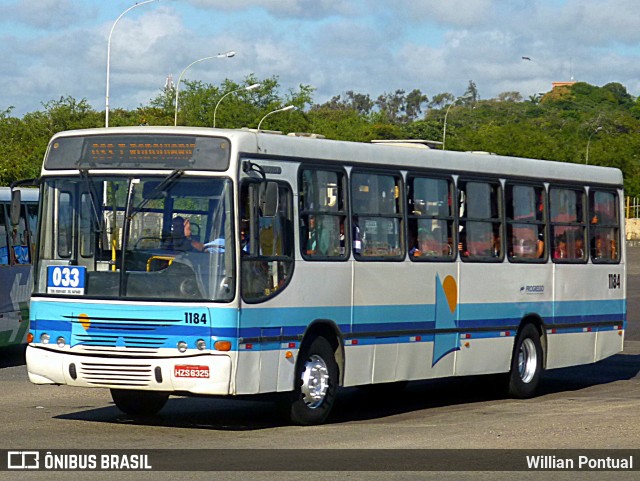 Viação Progresso 1184 na cidade de Aracaju, Sergipe, Brasil, por Willian Pontual. ID da foto: 6975729.