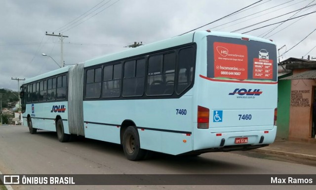 SOUL - Sociedade de Ônibus União Ltda. 7460 na cidade de Alvorada, Rio Grande do Sul, Brasil, por Max Ramos. Número da foto: #6973210.