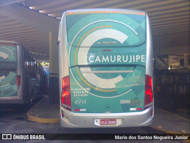 Auto Viação Camurujipe 4914 na cidade de Salvador, Bahia, Brasil, por Mario dos Santos Nogueira Junior. Número da foto: #6975649.