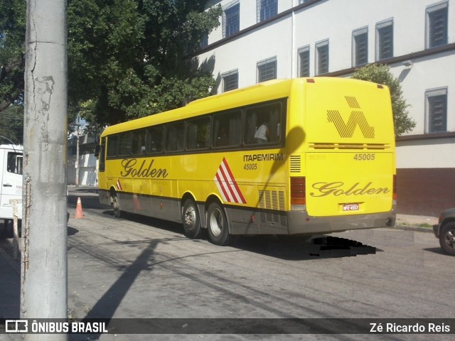 Viação Itapemirim 45005 na cidade de Rio de Janeiro, Rio de Janeiro, Brasil, por Zé Ricardo Reis. Número da foto: #6974092.
