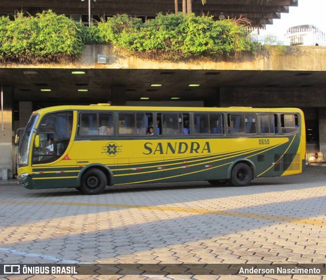 Viação Sandra 0650 na cidade de Belo Horizonte, Minas Gerais, Brasil, por Anderson Nascimento . Número da foto: #6973588.