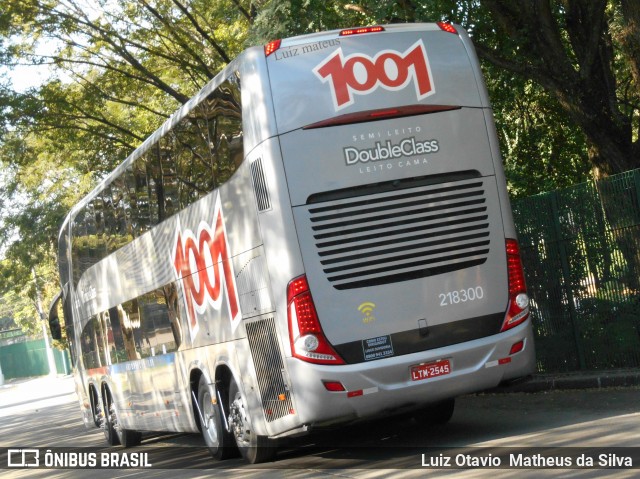 Auto Viação 1001 218300 na cidade de São Paulo, São Paulo, Brasil, por Luiz Otavio Matheus da Silva. ID da foto: 6974614.