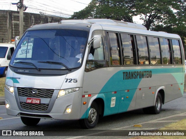 Transponteio Transportes e Serviços 725 na cidade de Belo Horizonte, Minas Gerais, Brasil, por Adão Raimundo Marcelino. ID da foto: 6978192.