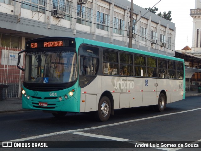 TUSMIL - Transporte Urbano São Miguel 604 na cidade de Juiz de Fora, Minas Gerais, Brasil, por André Luiz Gomes de Souza. ID da foto: 6978542.