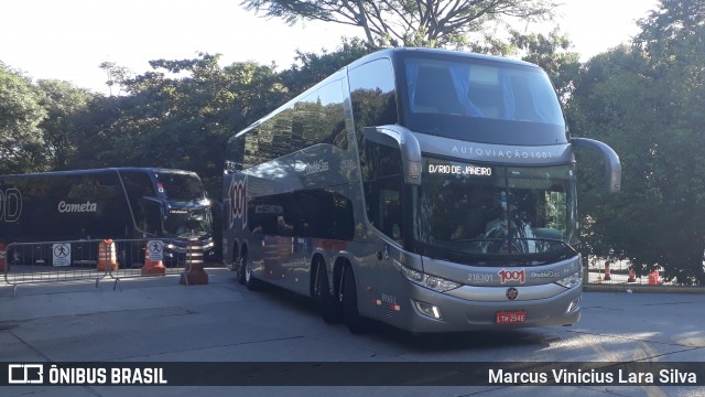 Auto Viação 1001 218301 na cidade de São Paulo, São Paulo, Brasil, por Marcus Vinicius Lara Silva. ID da foto: 6978277.