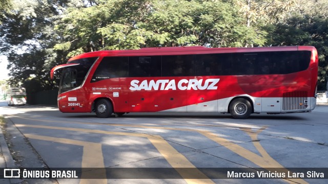 Viação Santa Cruz 205141 na cidade de São Paulo, São Paulo, Brasil, por Marcus Vinicius Lara Silva. Número da foto: #6978372.
