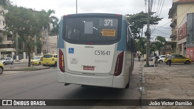 Viação Novacap C51641 na cidade de Rio de Janeiro, Rio de Janeiro, Brasil, por João Victor Damião. ID da foto: 6976283.