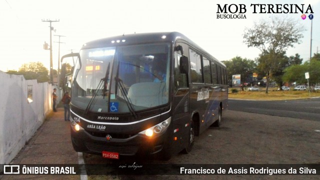 Arêa Leão Turismo 114 na cidade de Teresina, Piauí, Brasil, por Francisco de Assis Rodrigues da Silva. Número da foto: #6977097.