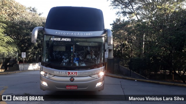 Auto Viação 1001 Rj 108.535 na cidade de São Paulo, São Paulo, Brasil, por Marcus Vinicius Lara Silva. ID da foto: 6978407.