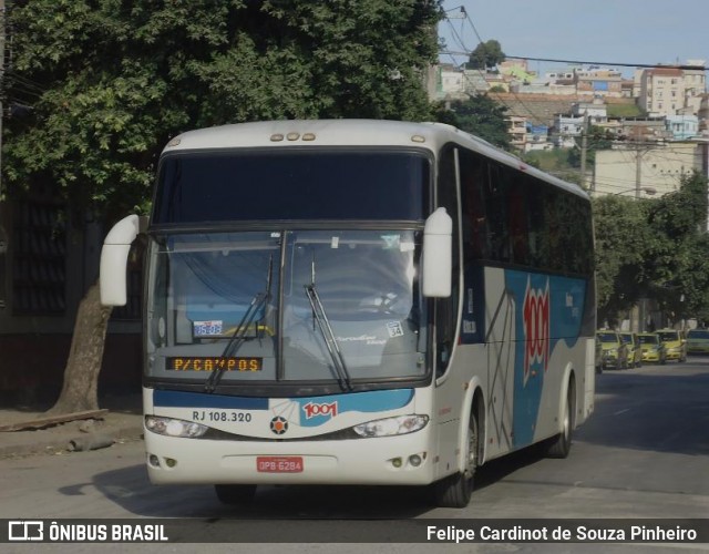 Auto Viação 1001 RJ 108.320 na cidade de Rio de Janeiro, Rio de Janeiro, Brasil, por Felipe Cardinot de Souza Pinheiro. ID da foto: 6976477.