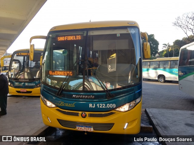 Brasil SA Transporte e Turismo RJ 122.009 na cidade de Campos dos Goytacazes, Rio de Janeiro, Brasil, por Luis Paulo  Bouças Soares. ID da foto: 6977083.