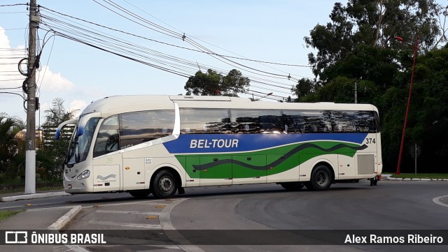 Bel-Tour Transportes e Turismo 374 na cidade de Resende, Rio de Janeiro, Brasil, por Alex Ramos Ribeiro. Número da foto: #6978418.