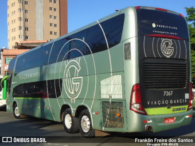 Viação Garcia 7267 na cidade de São Paulo, São Paulo, Brasil, por Franklin Freire dos Santos. ID da foto: 6976677.