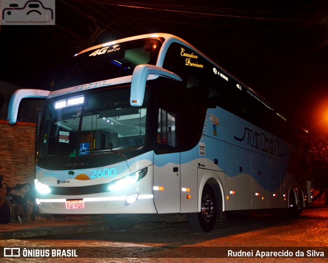 Transportadora Turística Natal 2600 na cidade de Mogi das Cruzes, São Paulo, Brasil, por Rudnei Aparecido da Silva. Número da foto: #6978621.