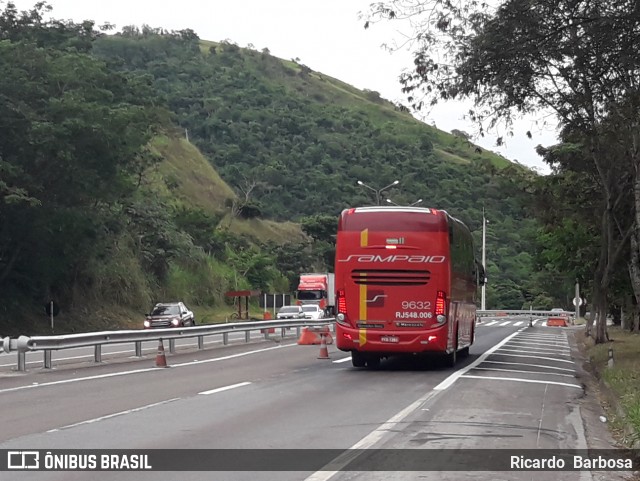 Viação Sampaio 9632 na cidade de Três Rios, Rio de Janeiro, Brasil, por Ricardo  Barbosa. ID da foto: 6976366.