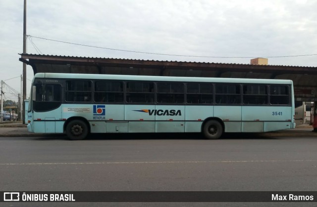 VICASA - Viação Canoense S.A. 3541 na cidade de Canoas, Rio Grande do Sul, Brasil, por Max Ramos. ID da foto: 6976157.