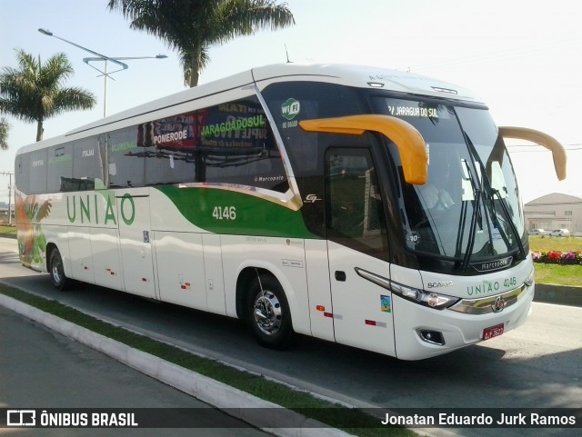 Empresa União de Transportes 4146 na cidade de Itajaí, Santa Catarina, Brasil, por Jonatan Eduardo Jurk Ramos. Número da foto: #6976114.